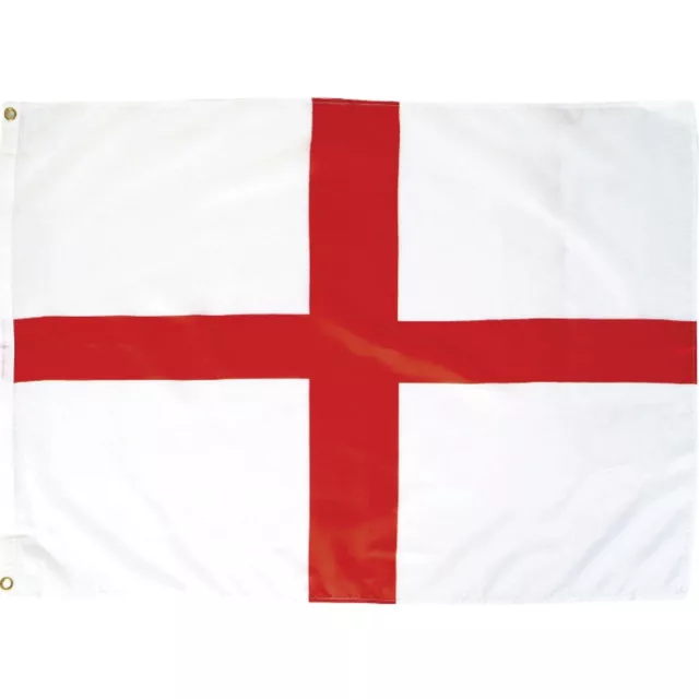 St George Flag Large 5ft x 3ft Eyelets England Rugby Football World Cup