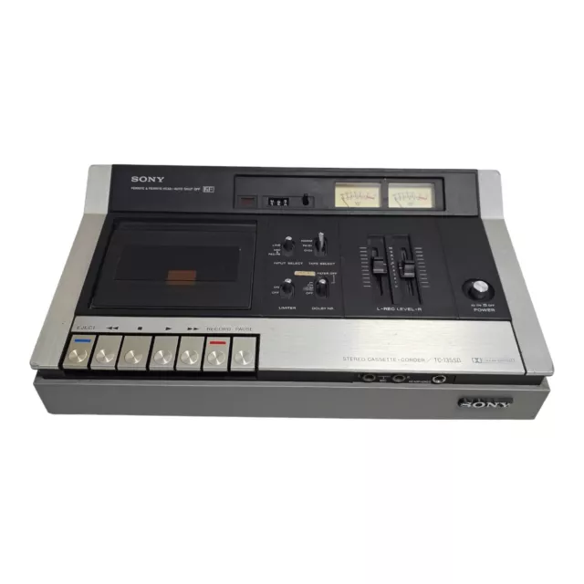 Sony TC-135SD Vintage Cassette Deck Lecteur, Stéréo non Vérifié 3