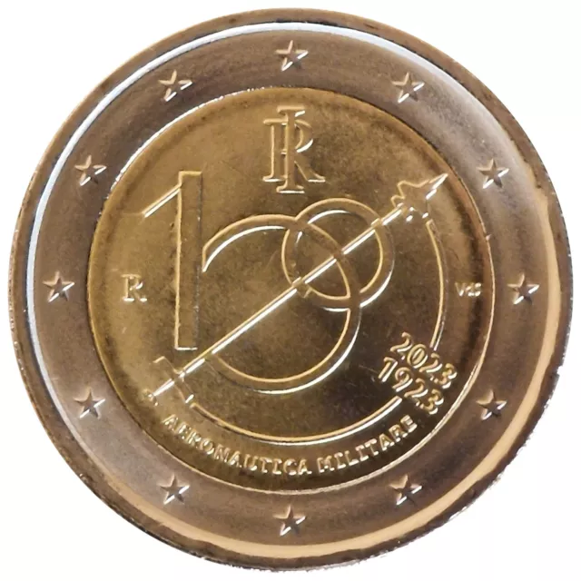 Sondermünzen Italien: 2 Euro Münze 2023 Air Force - Luftwaffe Sondermünze