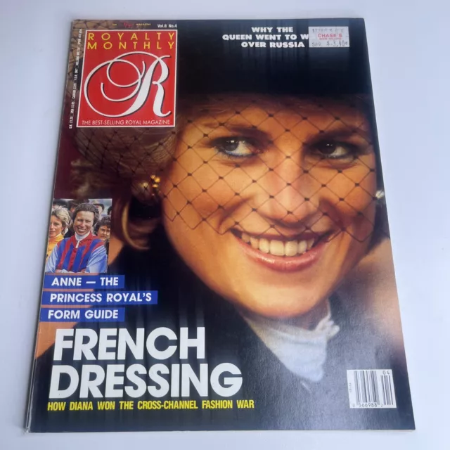 Royalty Monthly  Magazine Vol 8 No 4 January 1989 French Dressing How Diana won