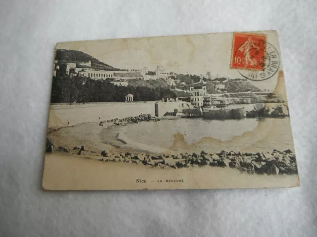 CPA carte postale Nice / La Réserve 1907