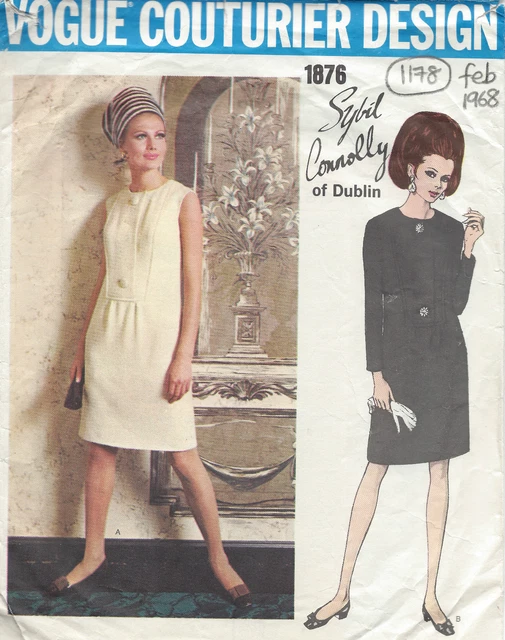 Patron De Robe Vogue Couture B36 (1899) Par Jean Muir - Années 1970, Pièces Non Découpées - Neuf
