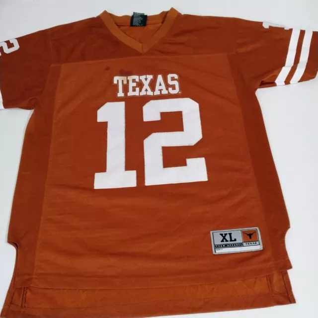 University of Texas Longhorns Jersey Genuine Stuff Youth XL NFL NCAA Gridiron