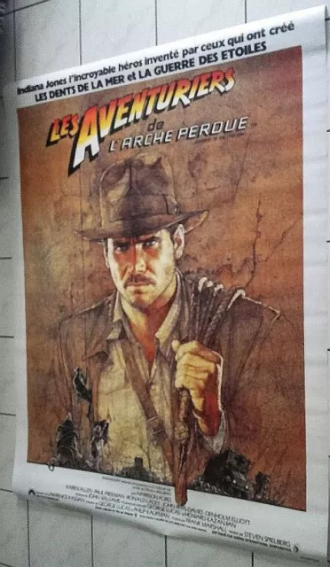 Affiche / Poster 120x160 cm "Les aventuriers de l'arche perdue / INDIANA JONES"