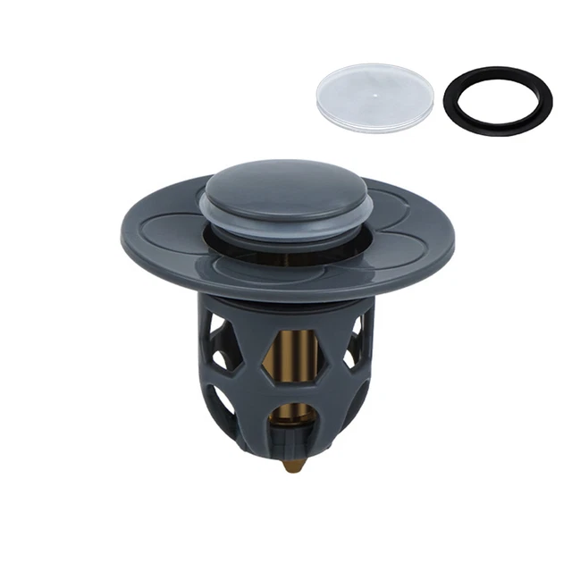Anti Clogging Bounce Core Bathroom Basin Shower Drain Filter Sink Plug Durable