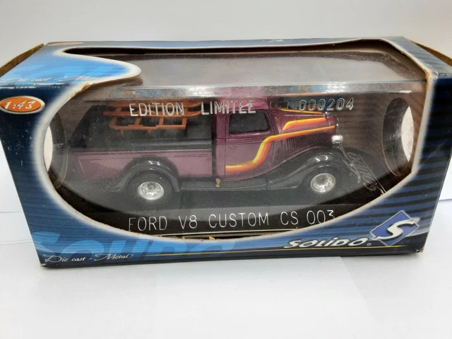 FORD  V8 CUSTOM CLUB SOLIDO 1/43 edition limitée