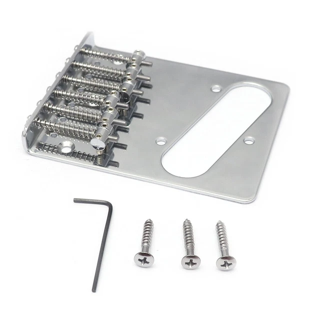 VINTAGE GUITAR BRIDGE Top Loader Bridge 6 Saddles for Telecaster Guitar