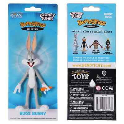 Bendyfigs Noble Collection - Looney Tunes - Bugs Bunny - Action Figure - Roma