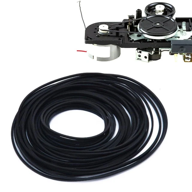 Lot De 150 Courroies Carrées Pour Lecteur Cassette - Largeur 1 Mm, Longueurs De 40 à 135 Mm - Pour Walkman, Magnétophone, Répéteur
