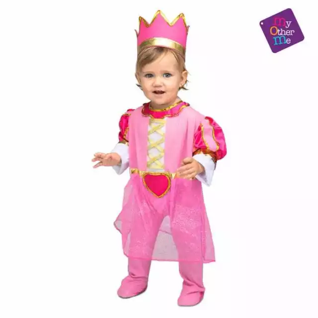 My Other Me Costume da Baby Principessa Rosa 7-12 mesi Vestito Carnevale Bambina