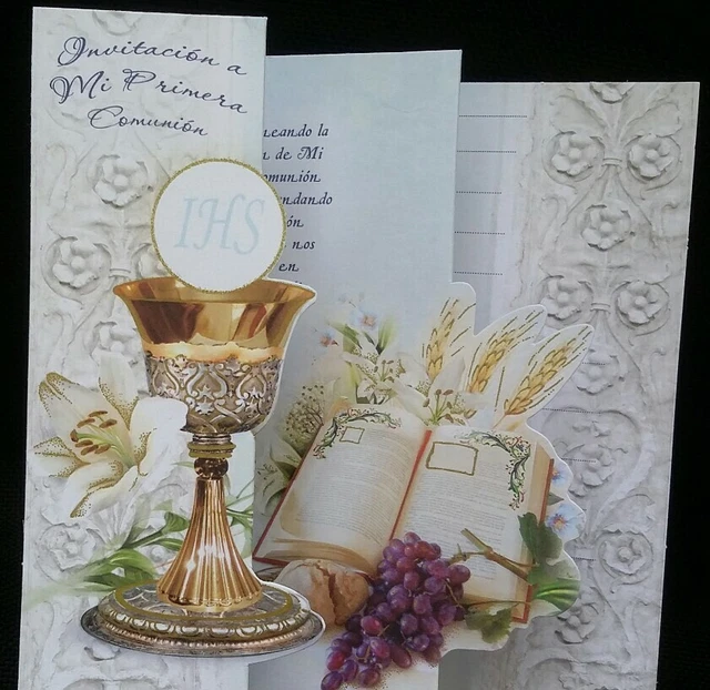 INVITACIONES DE PRIMERA Comunion (Spanish First Communion Invitations