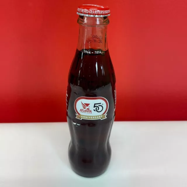 Coca Cola 8oz Bottle Atlanta Track Club 50th Anniversary 1964 - 2014 Unopened
