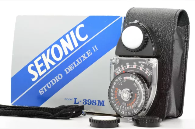 [Sin usar con caja] SEKONIC L-398M Studio Deluxe II medidor de luz L398M...