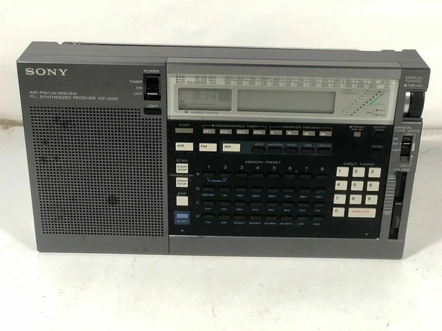 Sony ICF-2010 Ondes Courtes Radio Am Fm Ssb Cw Vintage Récepteur Fabriqué Japon