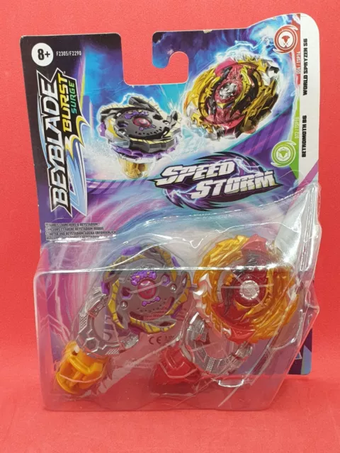 HASBRO Betromoth B6 & World Spryzen S6 Beyblade Burst Surge Dual