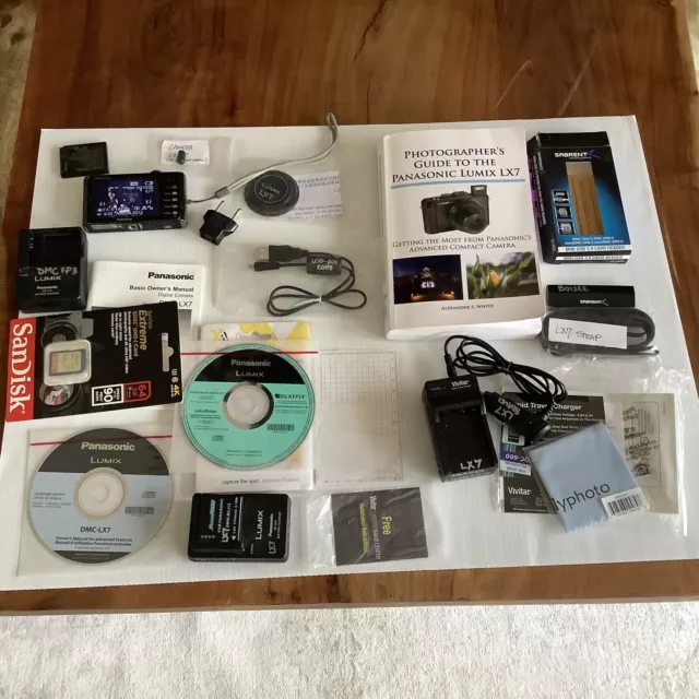 Panasonic Lumix DMC-FP3 14.1MP Vario Digital Camera & Extras Fast Free Shipping