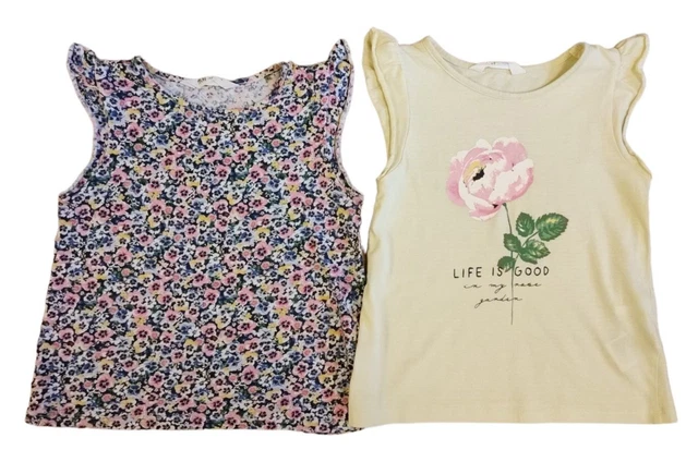 Pacchetto T-shirt a maniche corte bambina 7-8 anni top vestiti per bambini 5