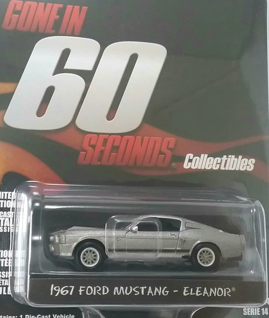 Greenlight 1:64 Ford Mustang 1967 'Eleanor' - Gone In 60 Seconds Modellino Statico - Foto 6