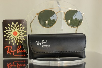 VINTAGE B&L RAY BAN OCCHIALI DA SOLE AVIATOR inciso BL Taglia 58-14 MADE IN USA 