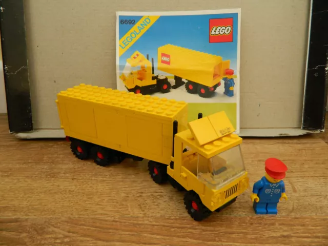 Lego Town – 6692 Tractor Trailer – Instructions – Complete – Vintage – 1983