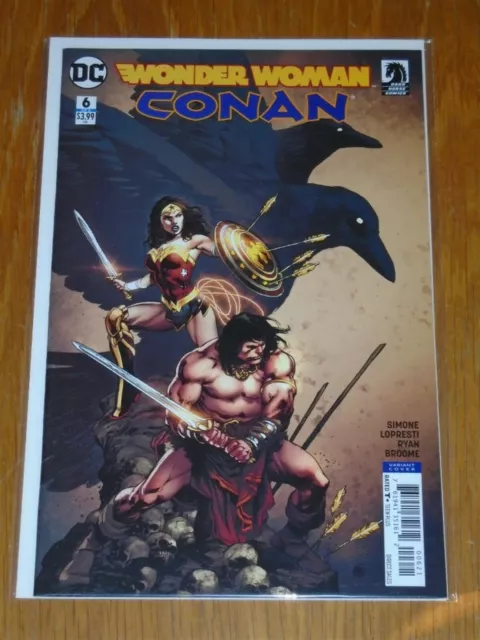 Wonder Woman Conan #6 Dc Dark Horse Comics Variant April 2018 Nm (9.4)