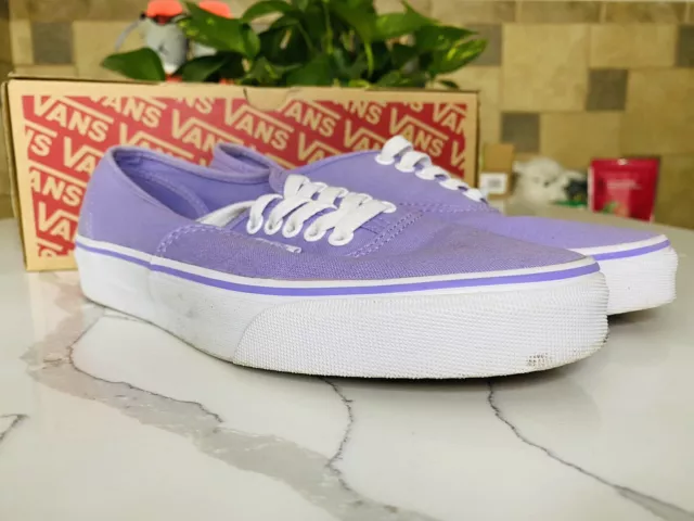 Vans New UA Old Skool Men Size USA 6.5 Skate Shoes Authentic Lavender/True White