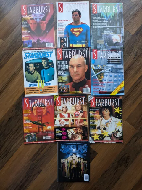 10 x Starburst Marvel Magazine job lot bundle FREE POST