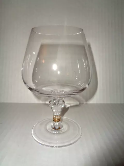 CHRISTIAN DIOR  CRYSTAL SNIFTER BRANDY / COGNAC GLASS France  15 oz