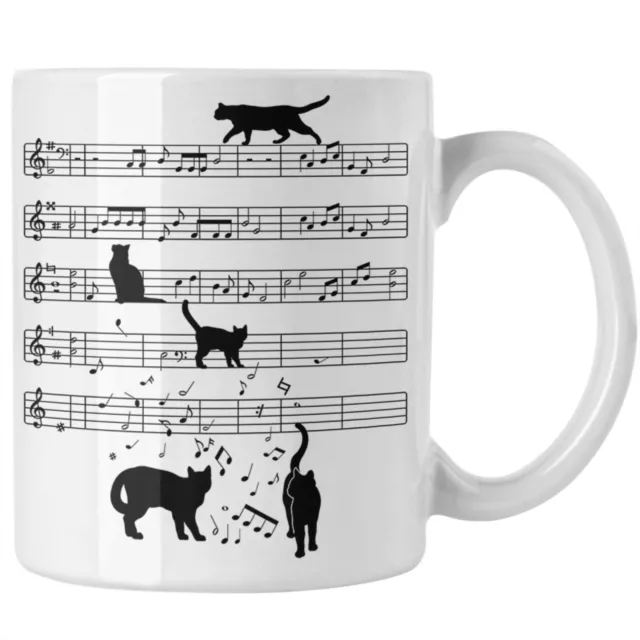 Trendation - Katze Tasse Lustig Geschenk Kaffeetasse Cat Kaffeebecher Grafik