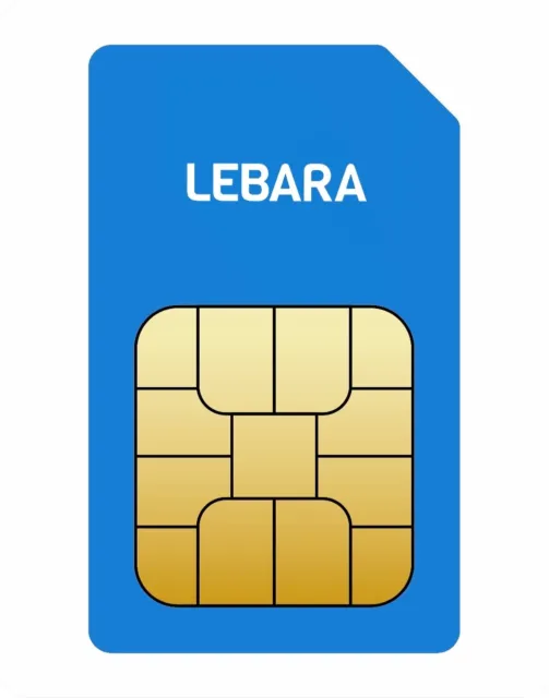 Lebara Holland Prepaid 4G 3 in 1 SIM-Karte
