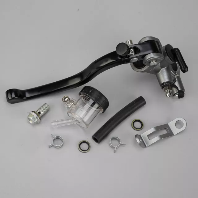 Left 22mm Brake Clutch Master Cylinder Hydraulic kit fit for Motorcycle