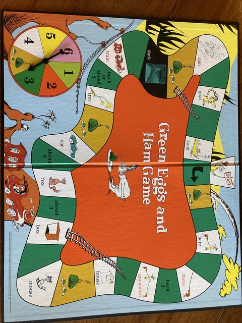 GREEN EGGS AND Ham Board Game Dr. Seuss University Games 1996 Complete ...