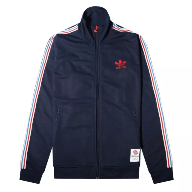 ADIDAS BECKENBAUER TRACK Jacket M Navy Blue Men s Casual Great