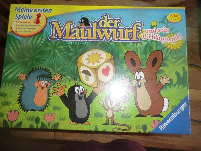 Der Maulwurf und sein Lieblingsspiel Ravensburger Brettspiel Spielzeug Spiele-NE