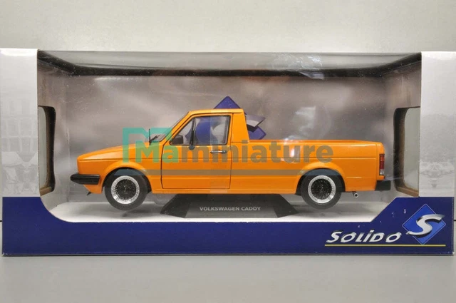 Volkswagen Caddy Mk1 Orange " German Custom " 1/18 SOLIDO S1803502
