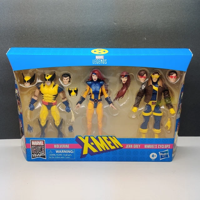 MARVEL LEGENDS X-MEN Wolverine Jean Grey Cyclops love triangle 3 pack ...