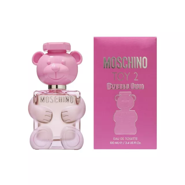 TOY 2 BUBBLE Gum by Moschino 3.4 oz EDT for Women Perfume in Box New ...