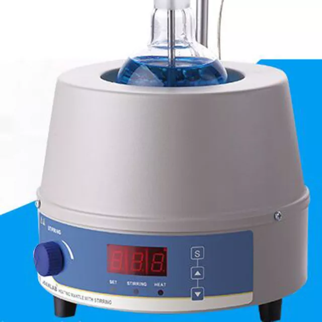 2000ml Electric Digital Magnetic Stirring Heating Mantle 450W 450℃ 110/220V CE U 3