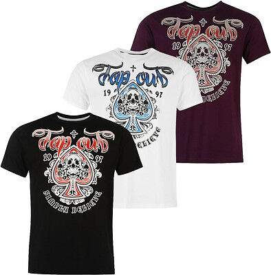 Tapout Skull Print T-Shirt Gr. S M  Tee MMA UFC Mixed Martial neu
