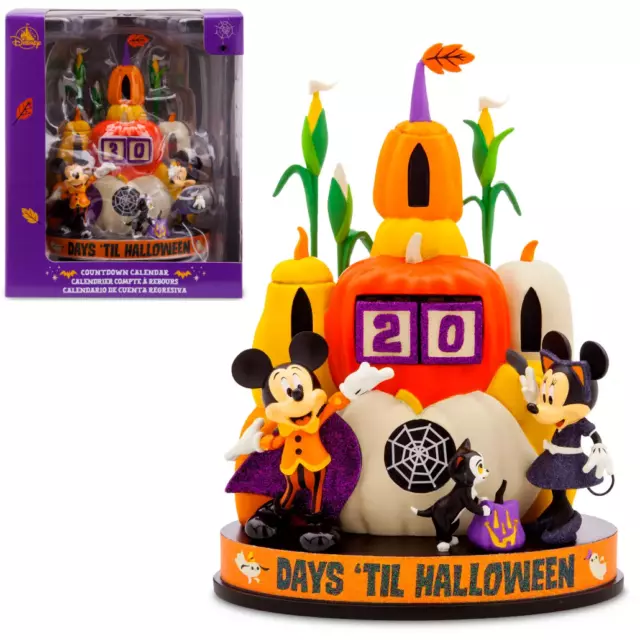 DISNEY MICKEY & Minnie Mouse Halloween Countdown Calendar Pumpkin Patch