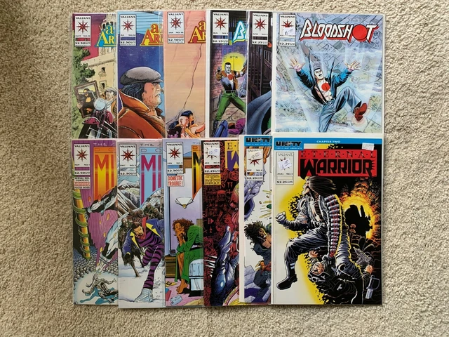 Lot 12 Valiant Comics1992/3 NM 3 Bloodshot/Mirage/Archer/Eternal Warrior B&B