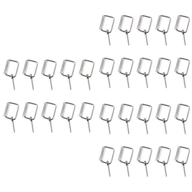 150 piezas Metal Rodillo Hebilla Anillos Multiusos para Bolsa de Cinturón Anillo Mano HAZLO TÚ MISMO
