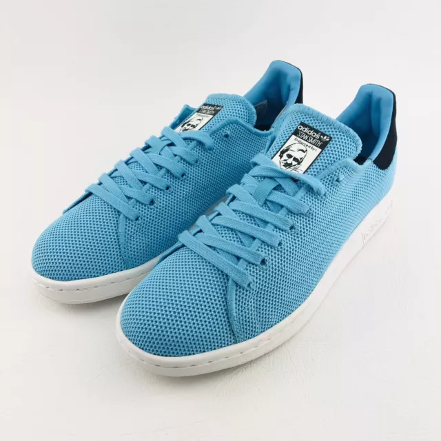 Adidas Originals Stan Smith Sneakers Trainers Shoes Blue Mens US 8 Like New 2