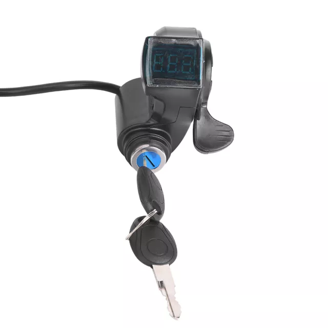 E‑Bike Thumb Throttle LCD Display Digital Battery Voltage Power Switch For E .g