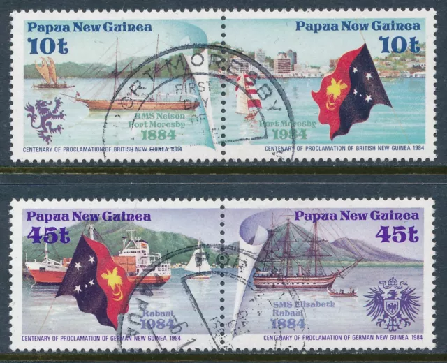 1984 Papua New Guinea Proclamation Centenary Set Of 4 Fine Used