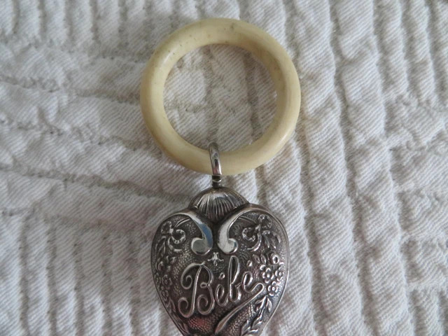 joli gourmette d'enfant en argent début 1900 poinçon tête de sanglier