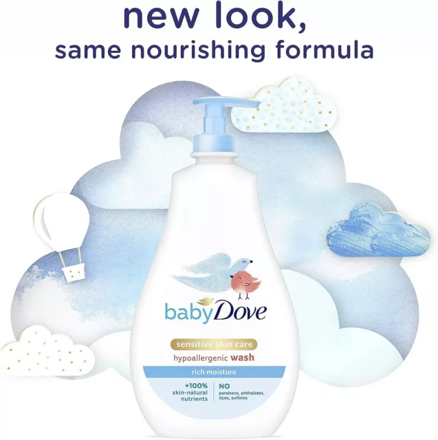 Baby Dove Head to Toe Wash for Sensitive Skin X1 400ml 2