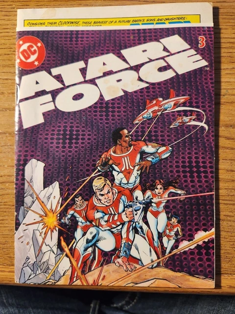 ATARI FORCE #3 1982 DC Mini 5 x 7 Comics