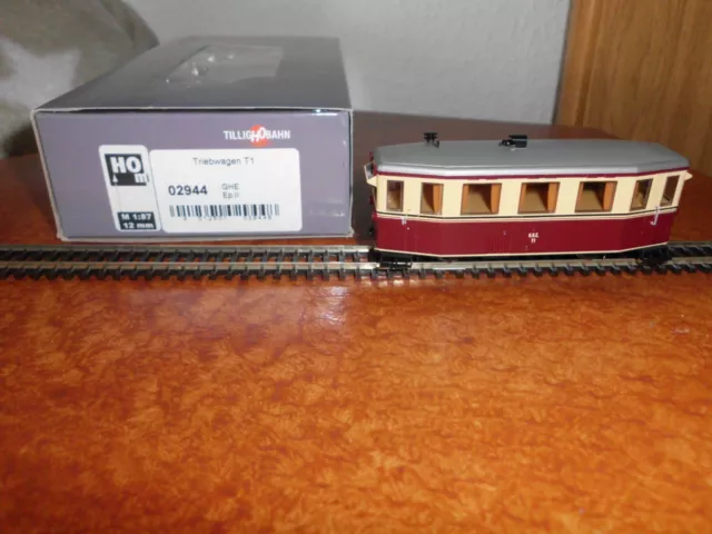 Tillig 02944 H0m Triebwagen T1 der GHE Epoche II  NEU und OVP