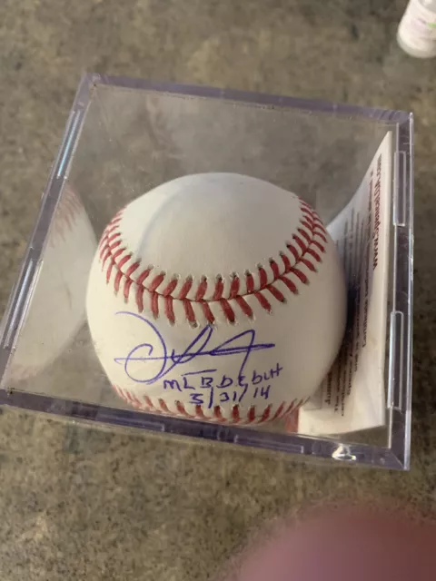 Oscar Taveras MLB Debut Autograph Baseball